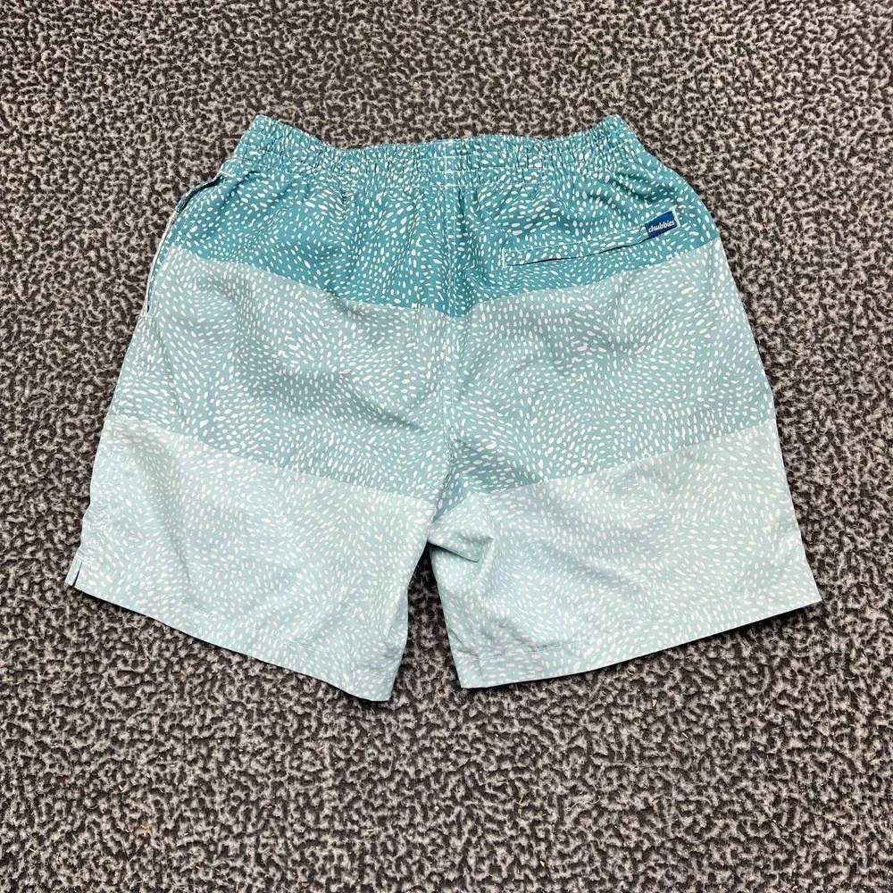 Chubbies Shorts Men Medium Blue Teal Swim Trunks Drawstring M